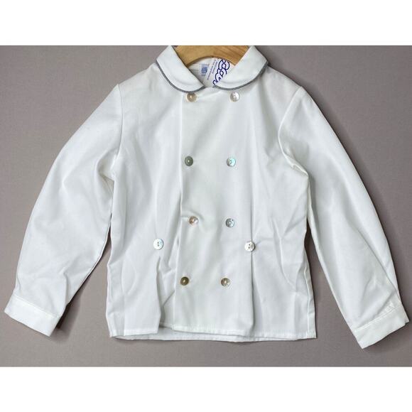 NWT Ancar Spain Boys 4 Yrs Classic Shirt/Button-On Shorts Set - Picture 7 of 8